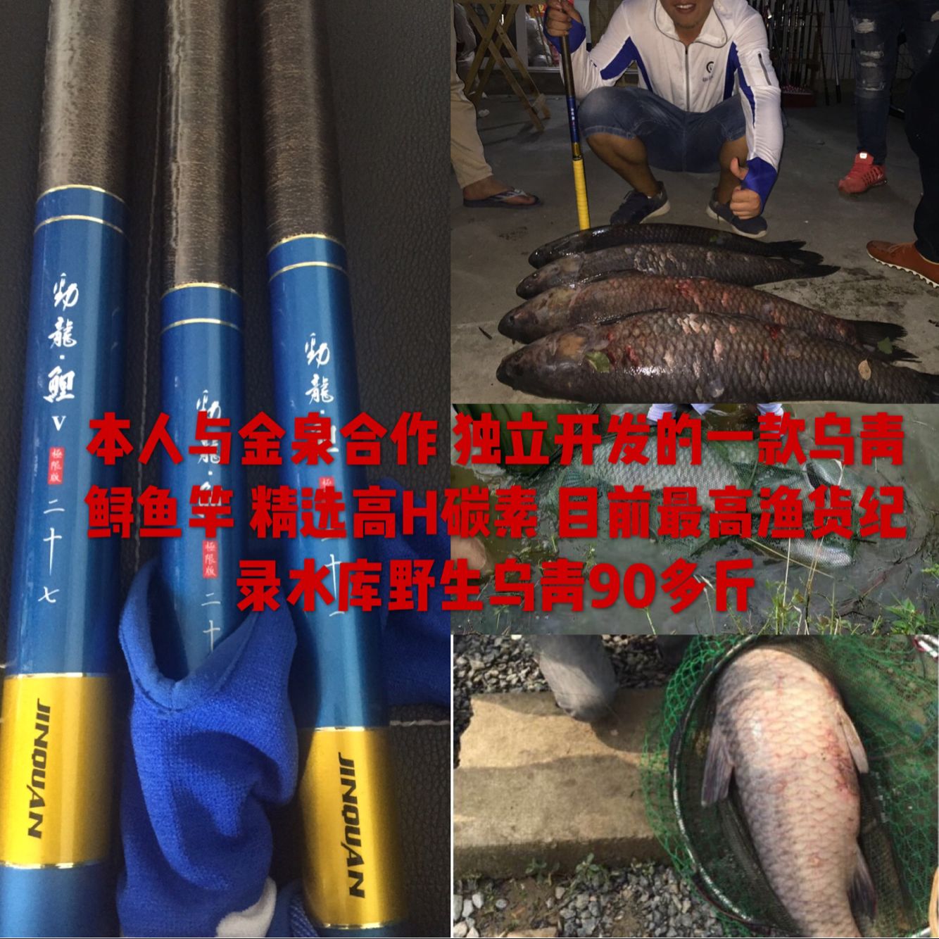 金泉钓具劲龙鲤极限版斗圣幻翼配节