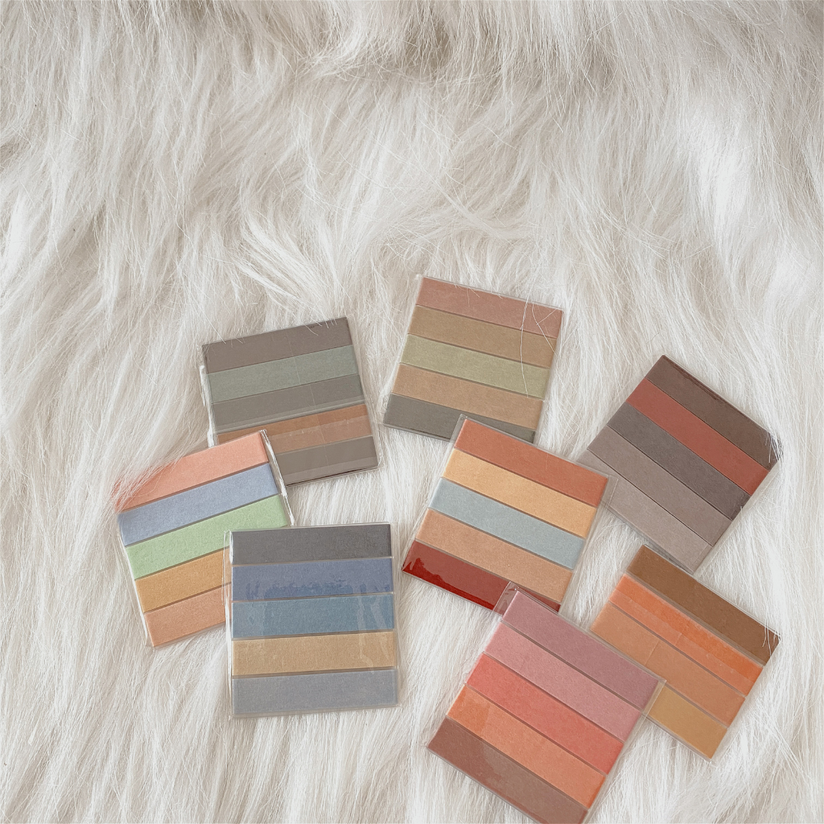 莫兰迪打底马卡龙色同款胶带分装