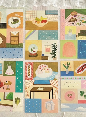 springforth森系m5内页便签分装韩系盐系手帐素材装饰治愈系拼接