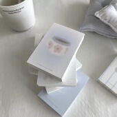 饰基础款 sleeepp毛玻璃温柔便签分装 韩系盐系手帐素材ins风装