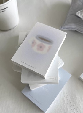 sleeepp毛玻璃温柔便签分装韩系盐系手帐素材ins风装饰基础款