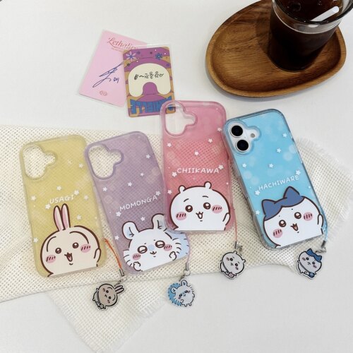 iphone17promax吉伊卡哇闪粉机壳