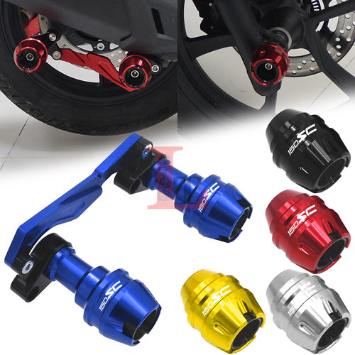 春风150SC前轮防摔+排气防摔球