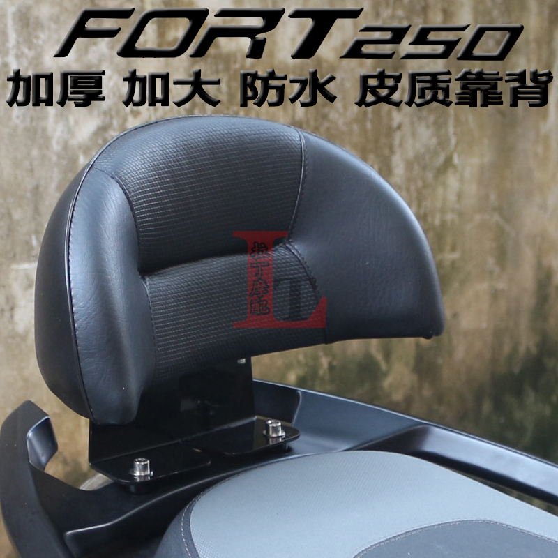适用钱江FROT鸿250/纪念版改装后靠背防水加大加厚后座靠背靠腰