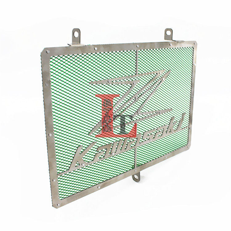 适用川崎Z1000/SX Z750 Z800 ZR800改装不锈钢水箱网水箱罩保护罩