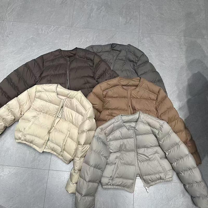 轻薄棉服女短款2025年秋冬季时尚新款韩版显瘦时尚百搭圆领外套