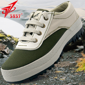 帆布登山鞋 3537正品 透气工地干活劳保鞋 男户外耐磨防滑胶鞋 解放鞋