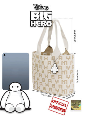 MESUCA麦斯卡×迪士尼联名印花托特包女大容量日常手提包卡通挂件