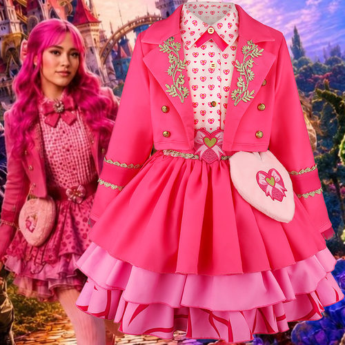 万圣节演出服新款cosplay少女红心皇后Bridget后裔5同款装扮套装