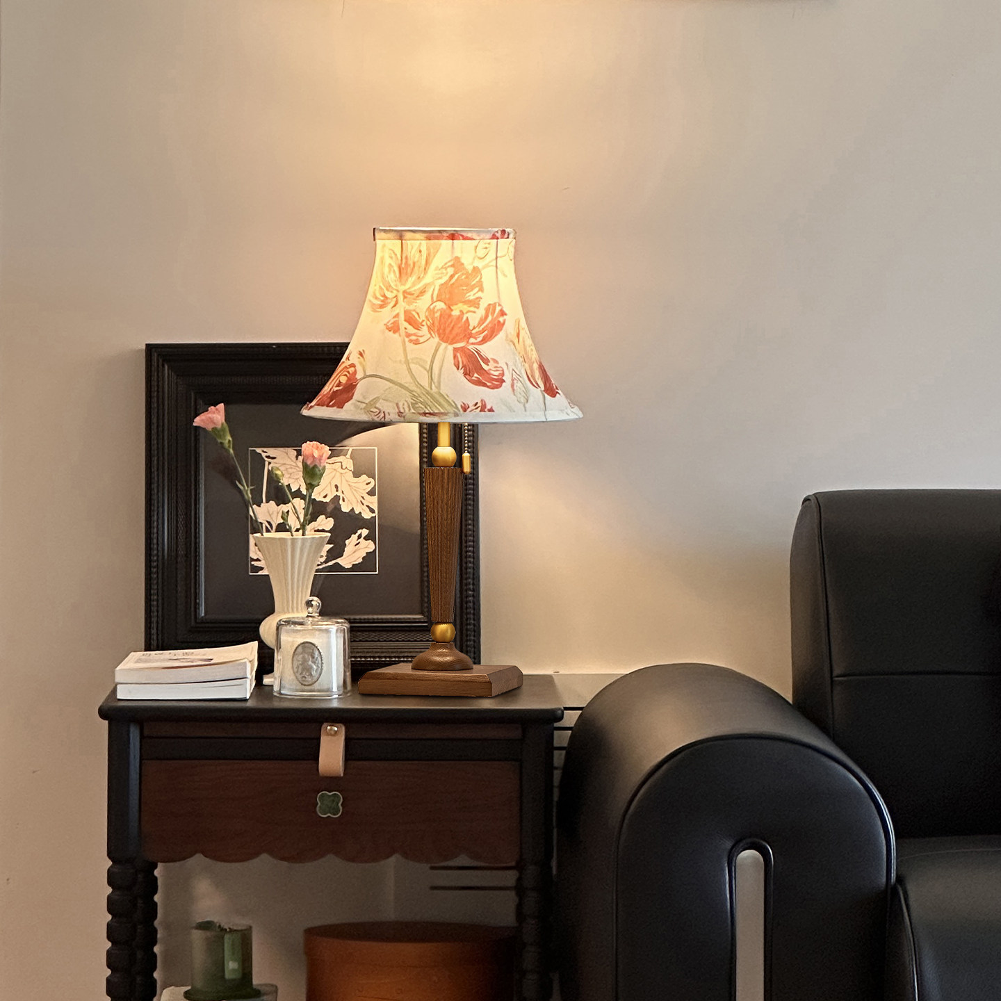 旭呈台灯法式中古风客厅边柜氛围感美式复古新年礼物卧室床头灯具,家装灯饰光源,装饰台灯,淘宝优惠券,粉丝福利购,淘宝优惠卷