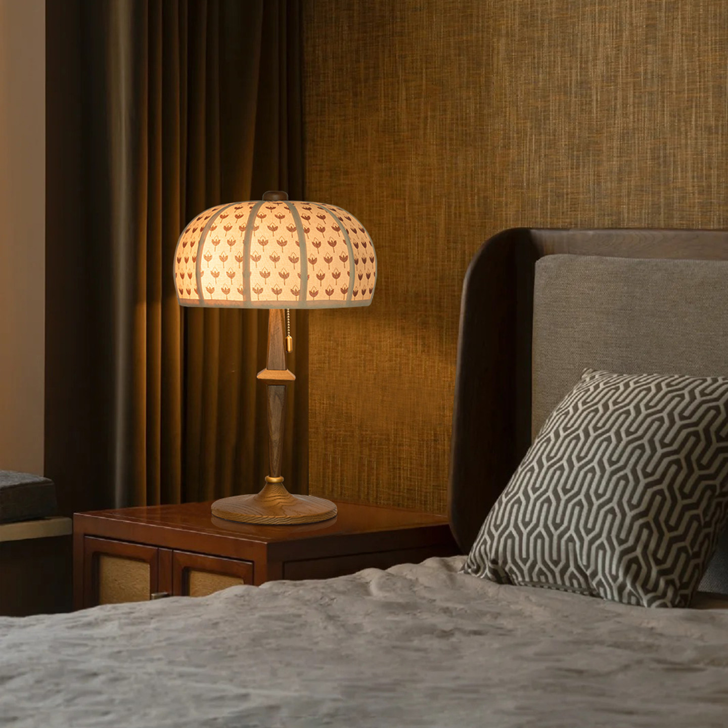 旭呈法式复古台灯卧室床头灯主卧中古风美式书房客厅边柜氛围灯具,家装灯饰光源,装饰台灯,淘宝优惠券,粉丝福利购,淘宝优惠卷