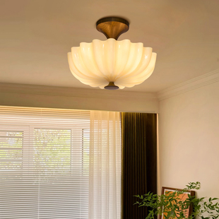 旭呈法式 高级感书房房间灯具 复古卧室吸顶灯主卧中古风美式