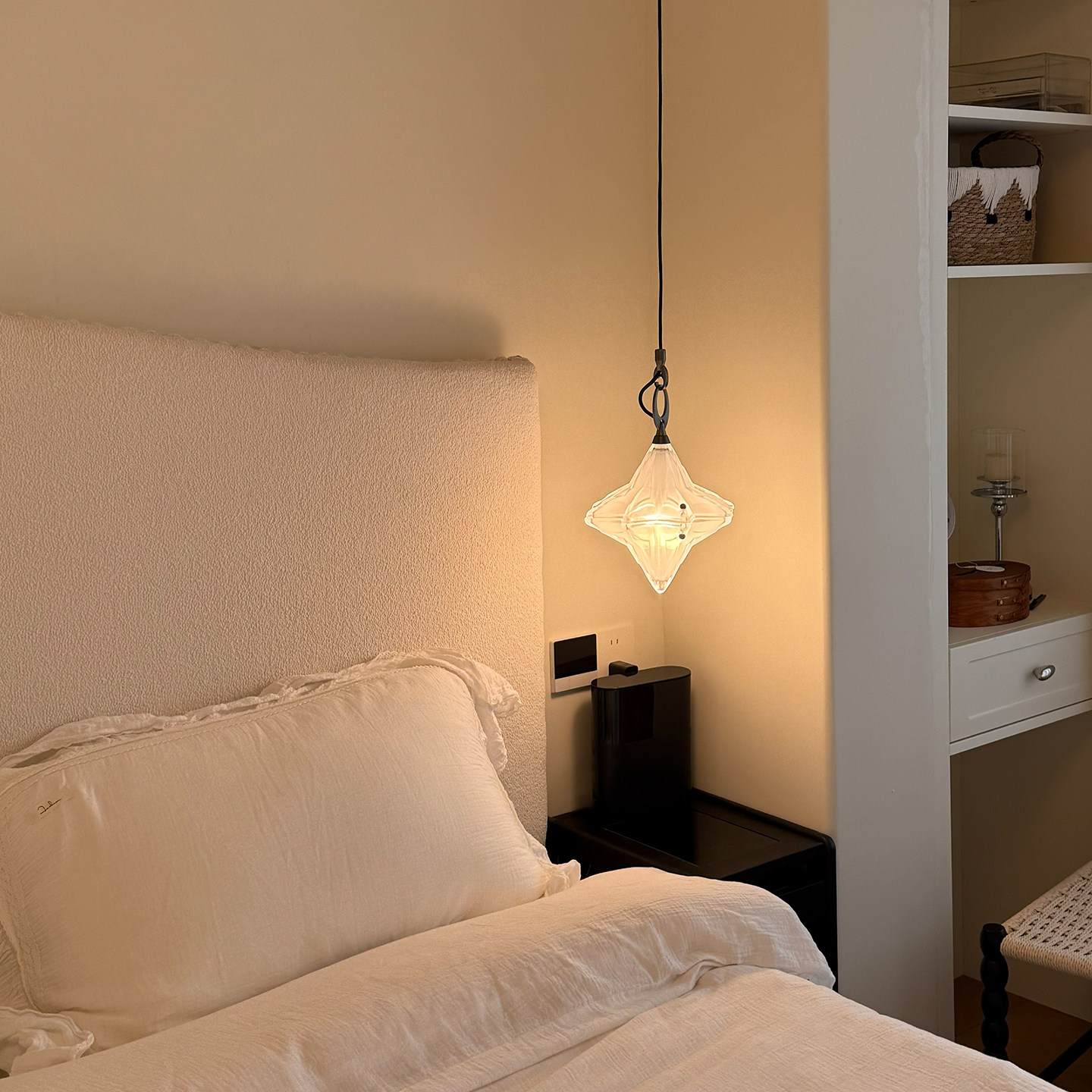 法式星星小吊灯卧室床头灯轻奢极简奶油中古风走廊玄关吧台吊线灯,家装灯饰光源,床头/玄关/吧台/过道吊灯,淘宝优惠券,粉丝福利购,淘宝优惠卷