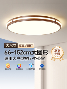 高端圆形世纪中叶风格 新中式 简约客厅主灯 Led吸顶灯 护眼 风格