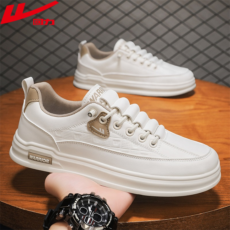 回力男鞋春秋白色板鞋百搭休闲鞋男士潮鞋运动休闲鞋轻便小白鞋