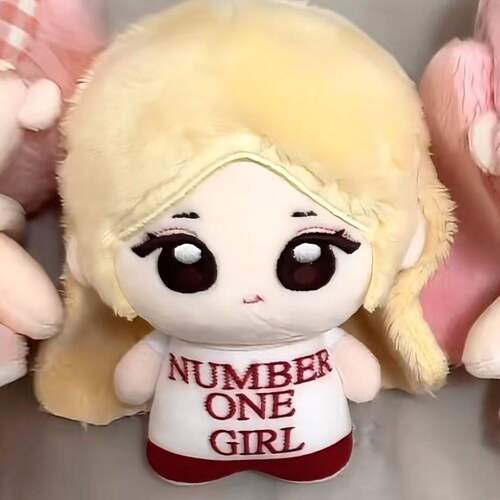 日本SHORPE可爱BLACKPINK rose 朴彩英属性10cm努努体娃娃包挂件