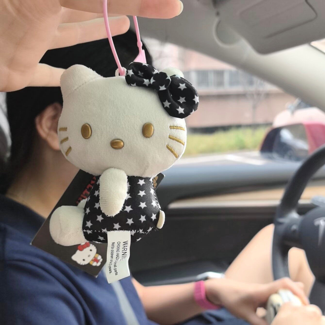 日本SHORPE可爱星星公主中古kitty包挂件钥匙扣挂饰毛绒公仔玩偶