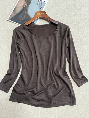 桑蚕丝真丝内搭打底衫女装上衣