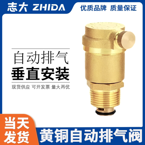 自动放气阀排气阀志大黄铜