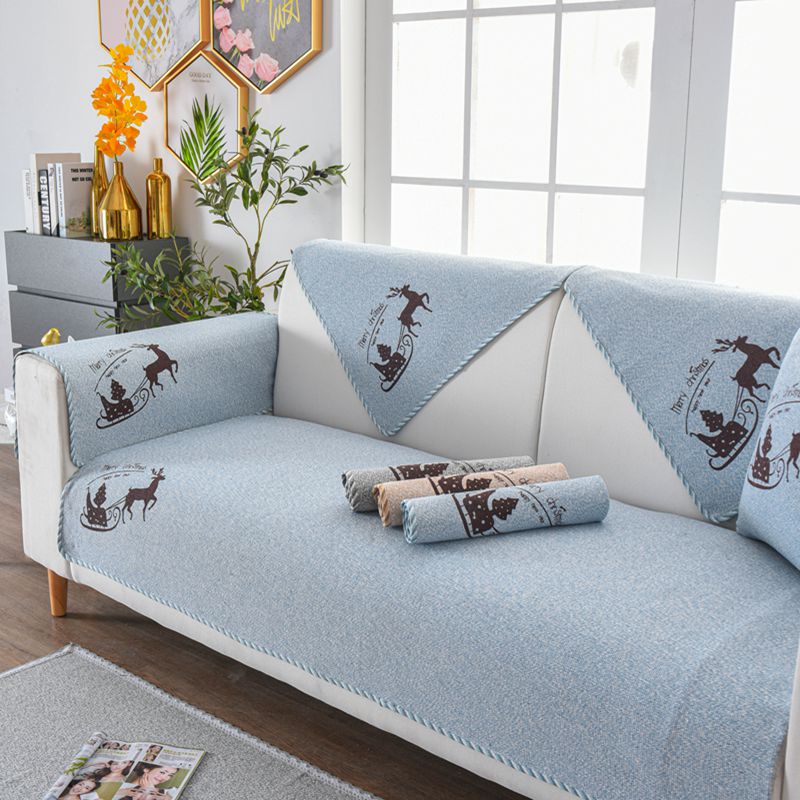 沙发布艺欧式风棉麻全包万能套