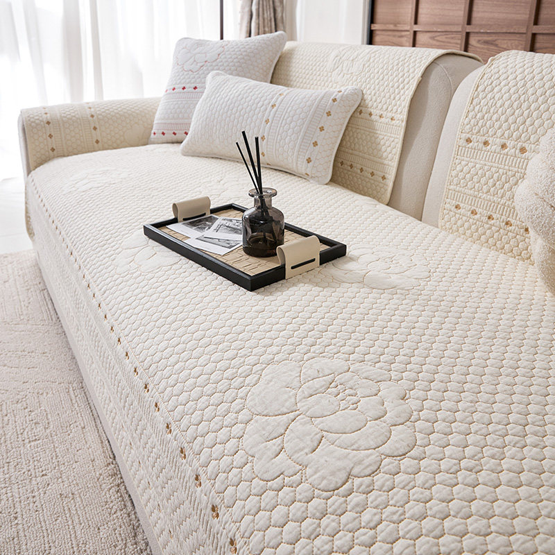 沙发垫纯棉四季布艺简约全棉坐垫现代通用盖布2025防滑沙发套罩巾