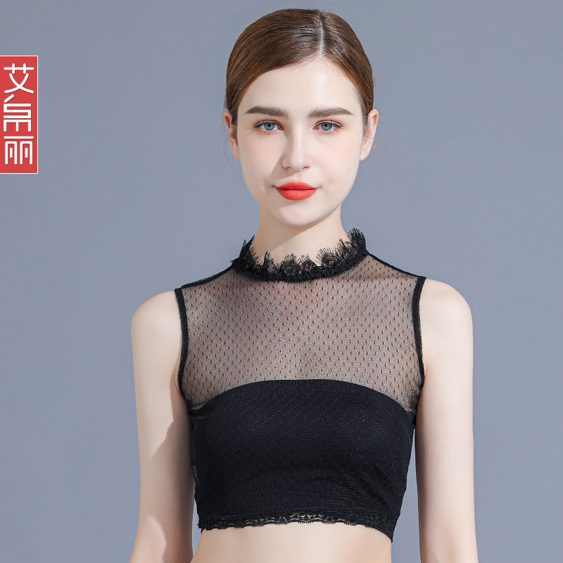 艾帛丽透视百搭蕾丝睫毛假领子图片