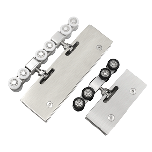 浴室玻璃门吊轮移门推拉门吊滑轨道厨房卫生间木门吊轨上滑轨配件