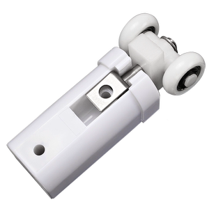 卫生间折叠门配件套装塑料件厨房门上轨道吊轮老款推拉门配套滑轮