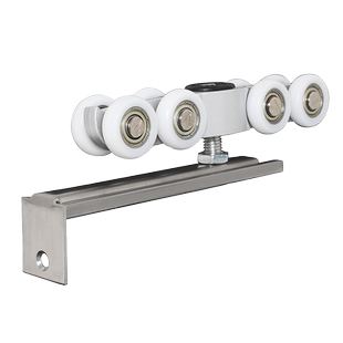 实木移门吊轮厨房卫生间推拉门滑轮吊轨滑轮8轮吊门轨道导轮配件