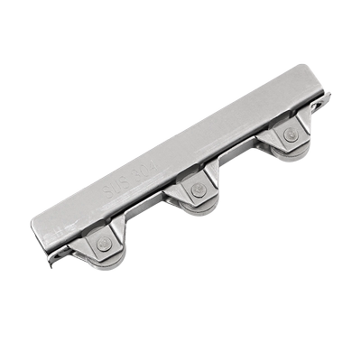 8-10mm厚玻璃门滑轮橱柜展柜滚轮