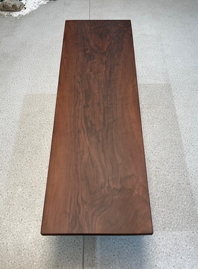北美黑胡桃大板 独板 全方199*62*4.2书桌岛台去客厅化