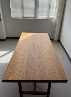 缅甸柚木大板 全方 216*95*4.8餐桌办公桌书桌实木大板