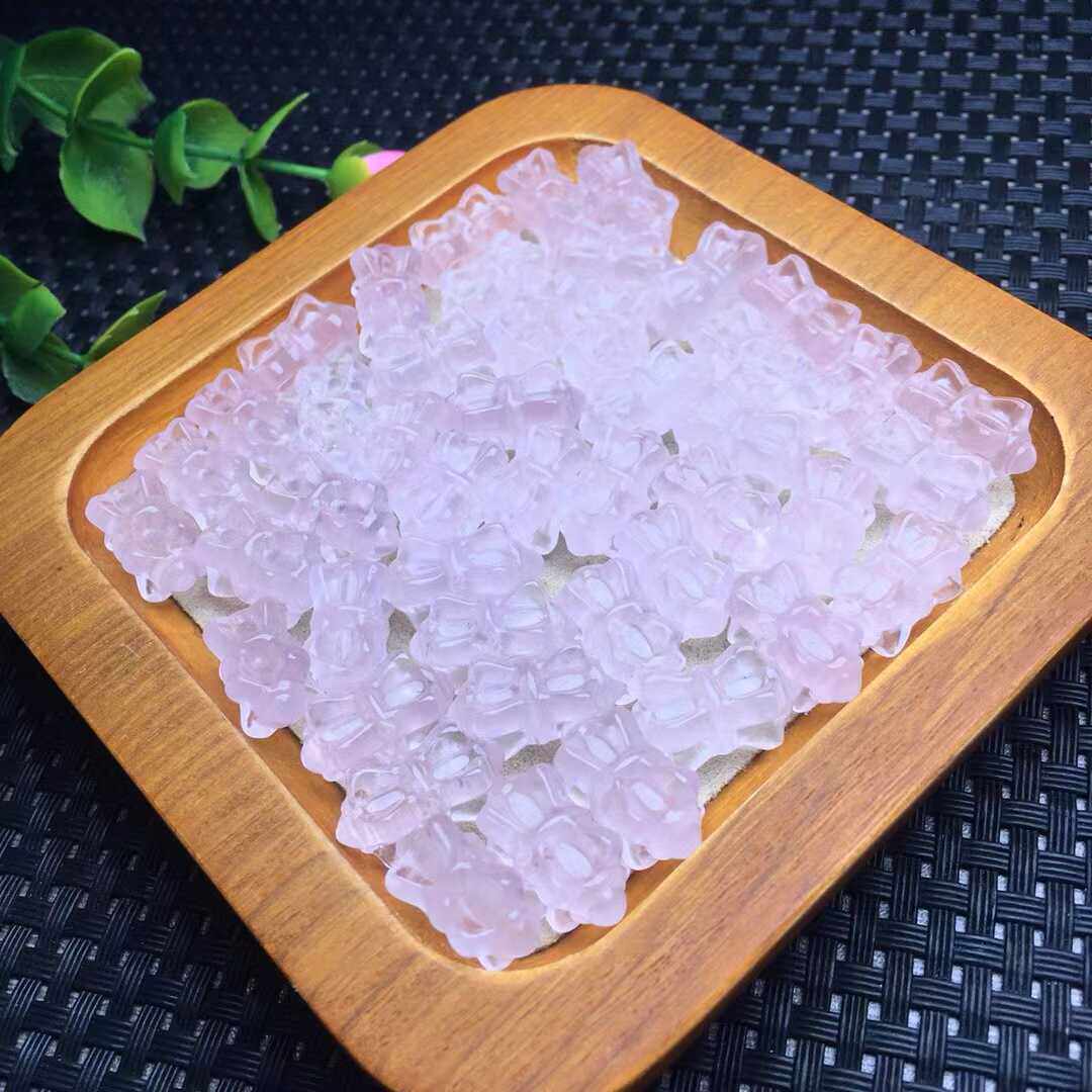 DIY金刚杵配饰材料天然黄水晶图片