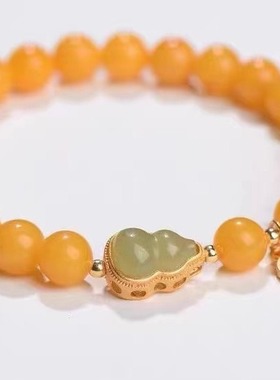 女蜜蜡未简约时尚手链