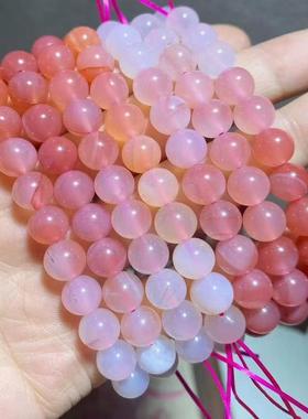 天然  盐源玛瑙 渐变色 单圈手链 约8毫米 diy配饰简约百搭礼物