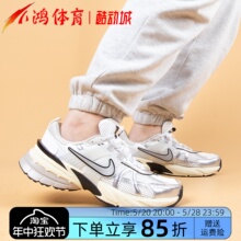 小鸿体育Nike V2K Run 白银 低帮Y2K复古休闲跑步鞋FD0736-100