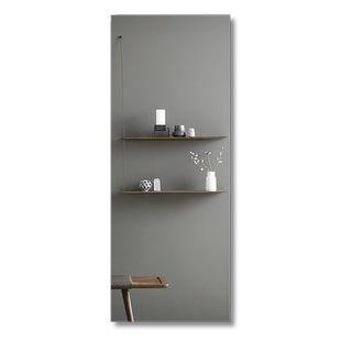 nolsia超白穿衣镜子卧室试衣镜贴墙全身镜直角壁挂镜装饰镜银镜