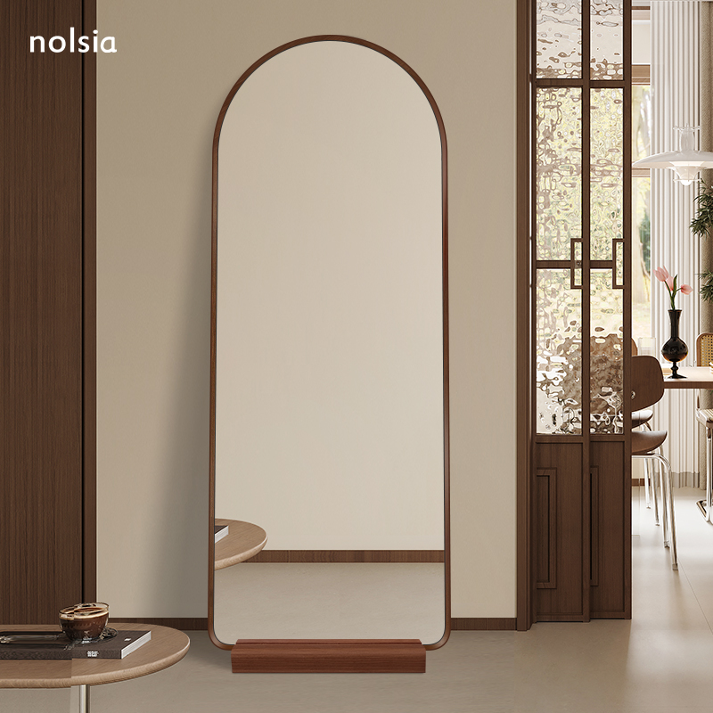 中古高级感立体全身镜子带底座