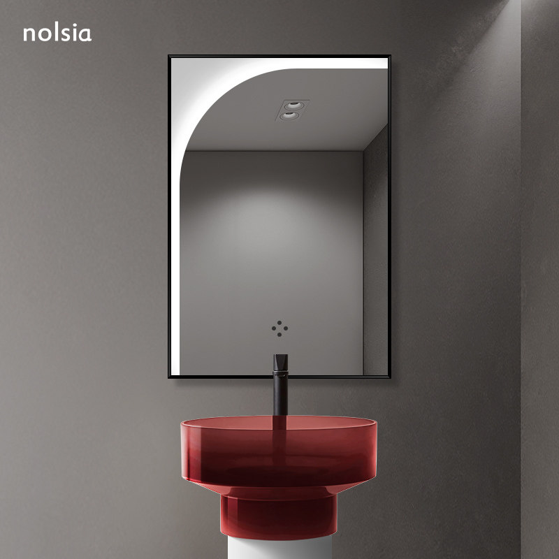 智能带灯浴室镜挂墙式