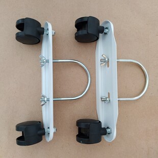 电油汀取暖器脚轮支架底座适用先锋美的格力万向轮脚板U型支撑架