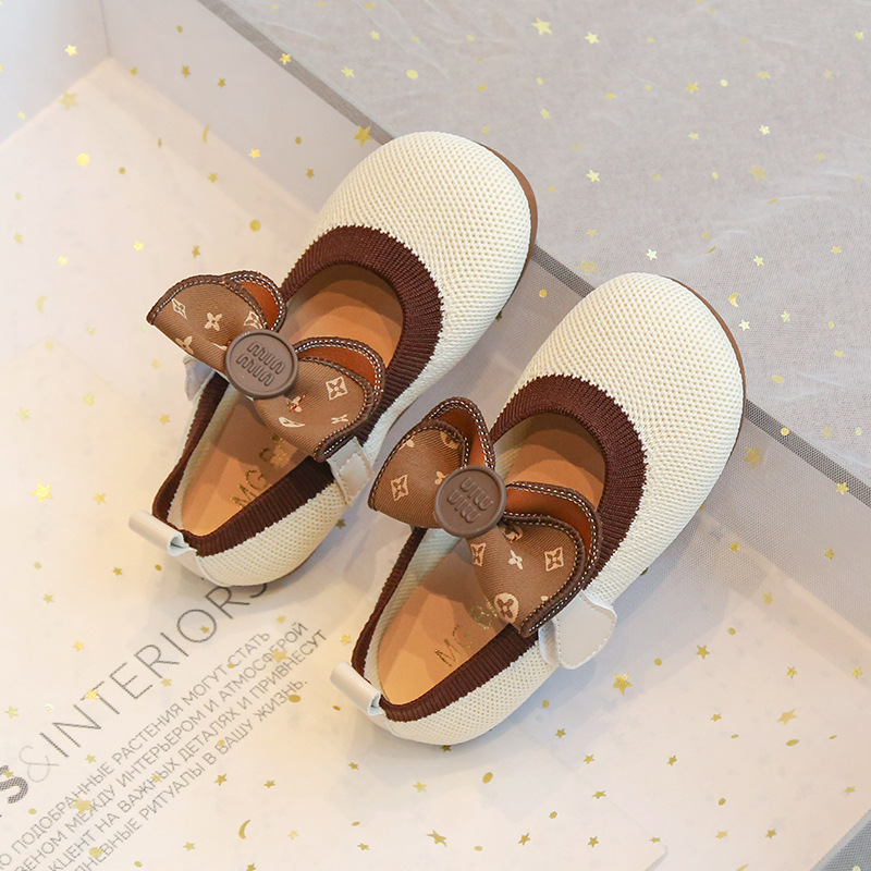 女童鞋小皮鞋shoes春秋kids时尚宝宝蝴蝶结公主鞋演出单鞋
