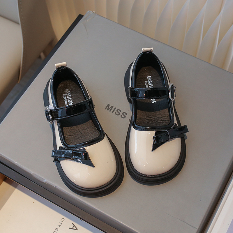 shoes春季shoes女童黑色皮鞋小童外贸软底公主玛丽珍单鞋洋气演出