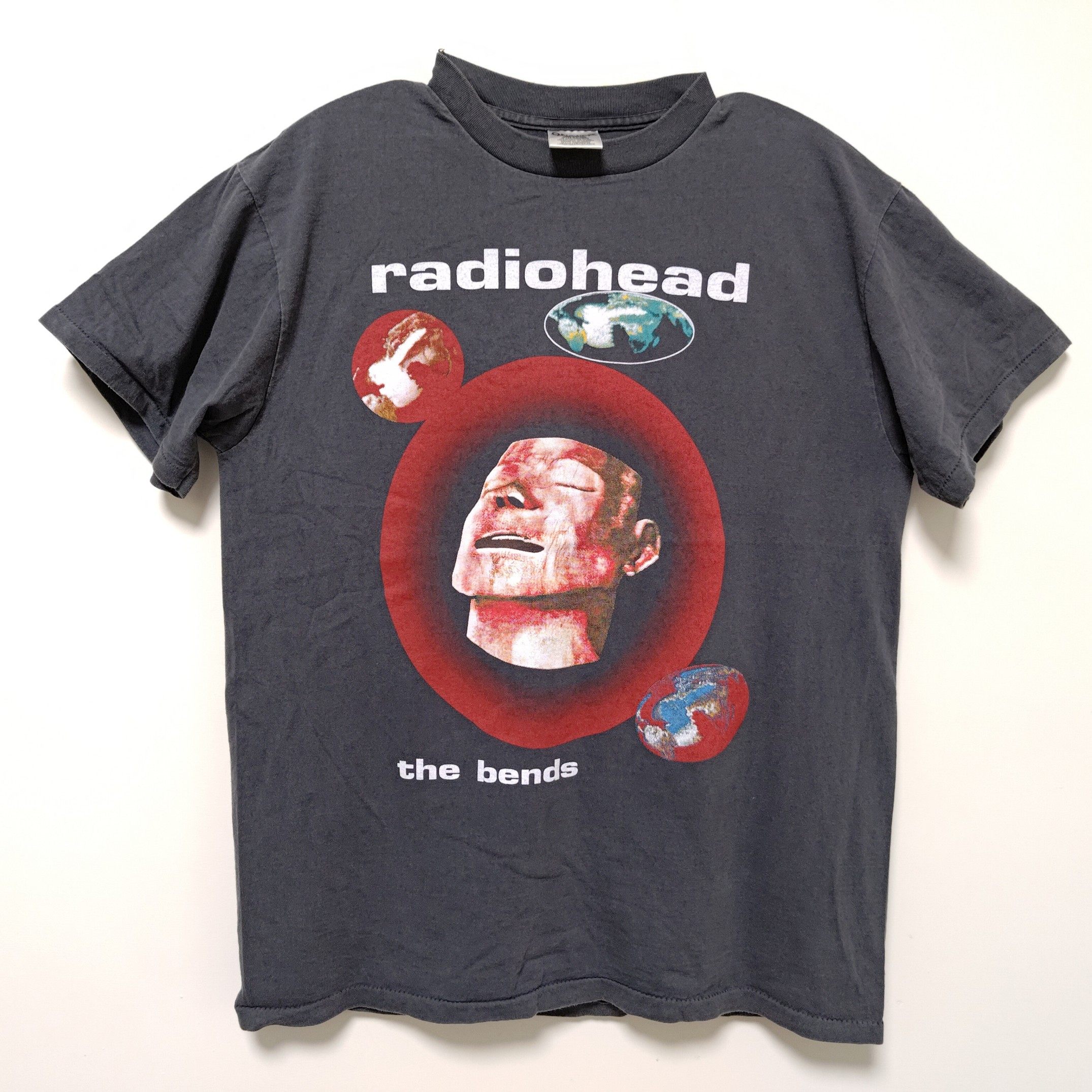 Radiohead Radiohead Radiohead the Bands Washed Cloth Distressed Short Sleeves T-Shirt