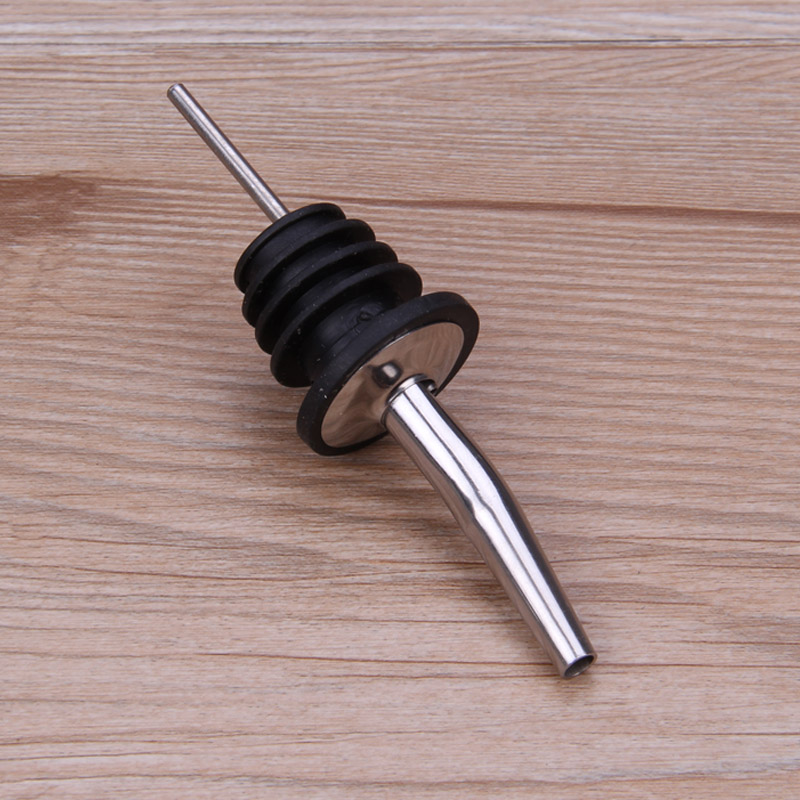 不锈钢酒咀酒吧倒酒器红酒塞厨房倒油嘴酱油瓶嘴酒樽头3只包邮