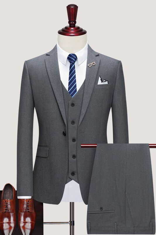 西装男套装新郎结婚礼服职业商务休闲西服精致英伦风805,男装西服套装,星座1012