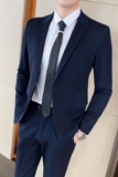 男士西服休闲潮流水汽西装新郎结婚礼服商务英伦1012-LJT803-P220，男装西服套装，星座1012