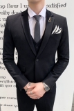 西装男套装结婚礼服职业商务休闲西服三件套SJT805-P240，男装西服套装，星座1012