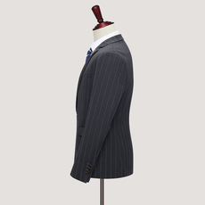 精致西装男套装三件套条纹新郎结婚礼服商务职业休闲西服三件套，男装西服套装，星座1012