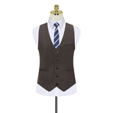 假模图格子西装男套装三件套修身西服礼服职业商务正装821-P260，男装西服套装，星座1012