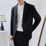 薄款西装上衣男士宽松西服一粒扣亮色休闲帅气礼服DX858-P120，男装西服套装，星座1012